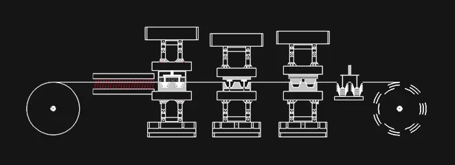 四工位塑料热成型机