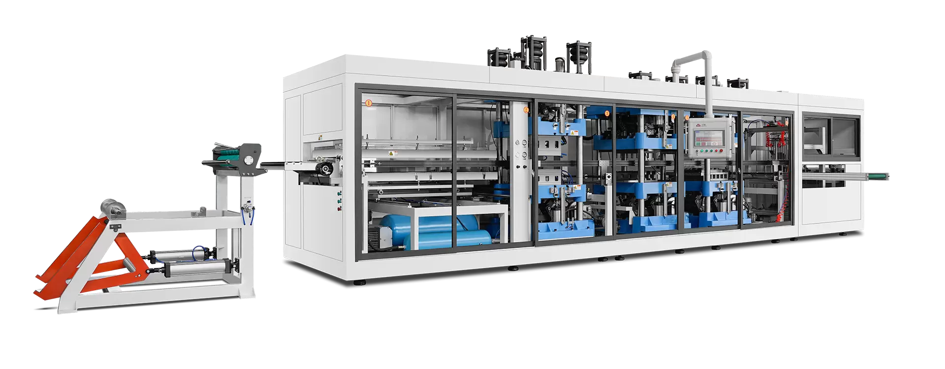 多工位自动塑料热成型机 多工位自动塑料热成型机